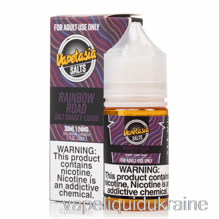 Vape Liquid Ukraine Rainbow Road - Vapetasia Salts - 30mL 24mg